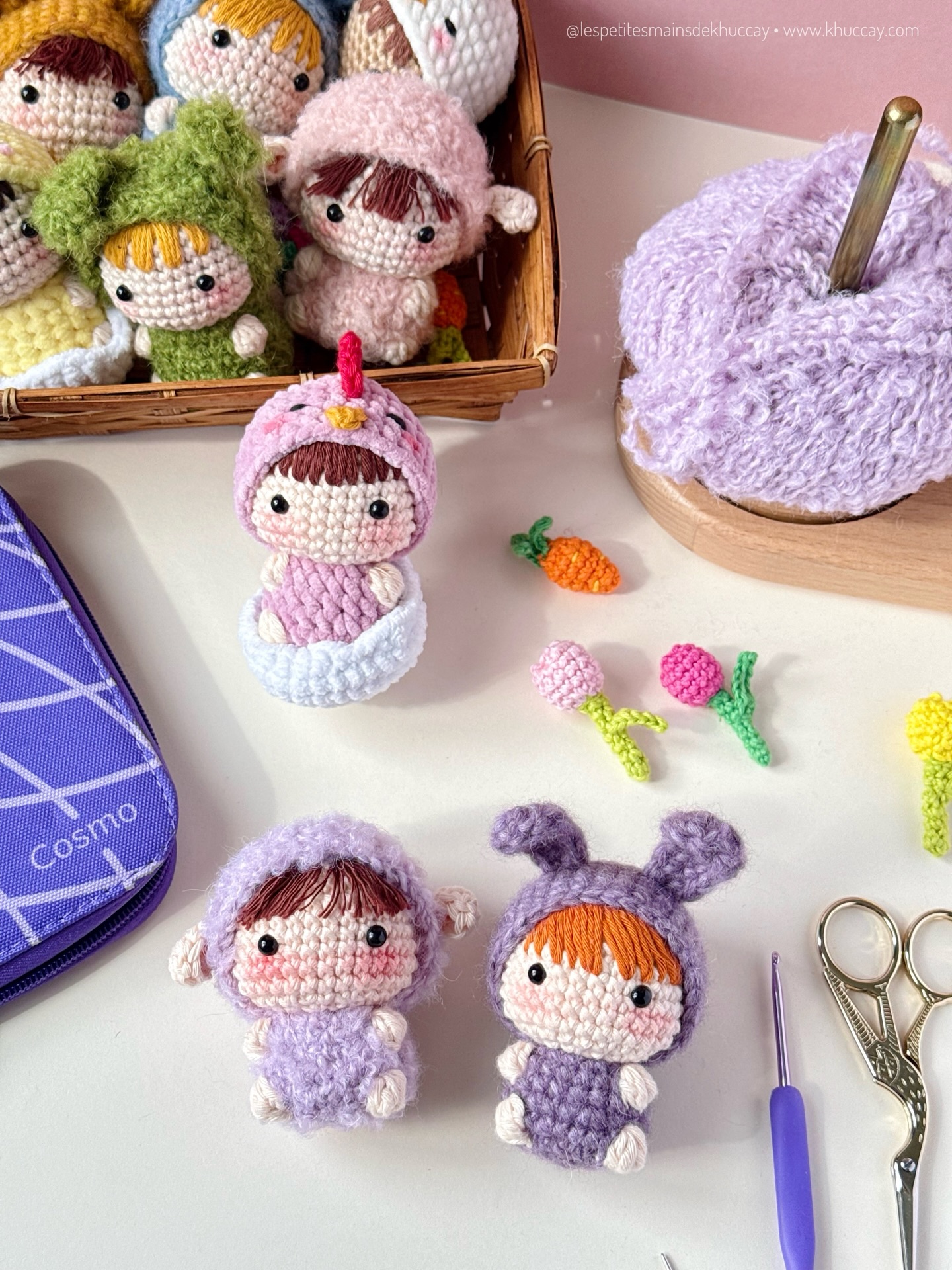 In the mood for purple 💜

* Free patterns #khuccayxhobbii