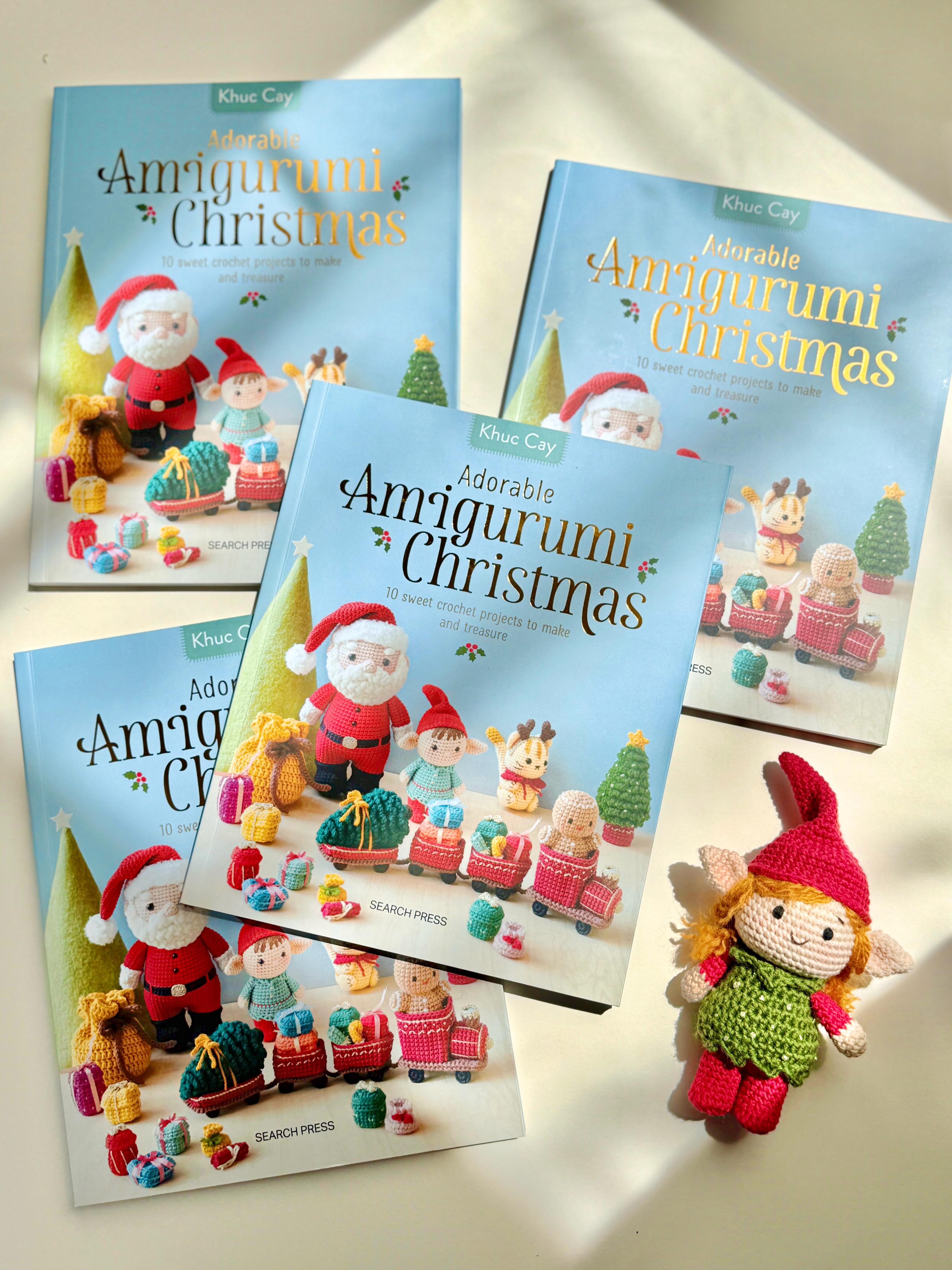 It’s never too early to start your Christmas crochet projects 😝
I’m so excited to share that my book Adorable Amigurumi Christmas is finally available in English. Can’t wait to see these sweet little festive creations come to life on your hooks and brighten your holiday season!
Thank you so much to my publishers @eyrolles_loisirscreatifs and @searchpress for helping bring this book to crocheters around the world.
Happy crocheting 🧶 
-
* This book is available in 6 languages: French, English, German, Dutch, Spanish & Hungarian