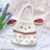 Little bunny bag free crochet pattern