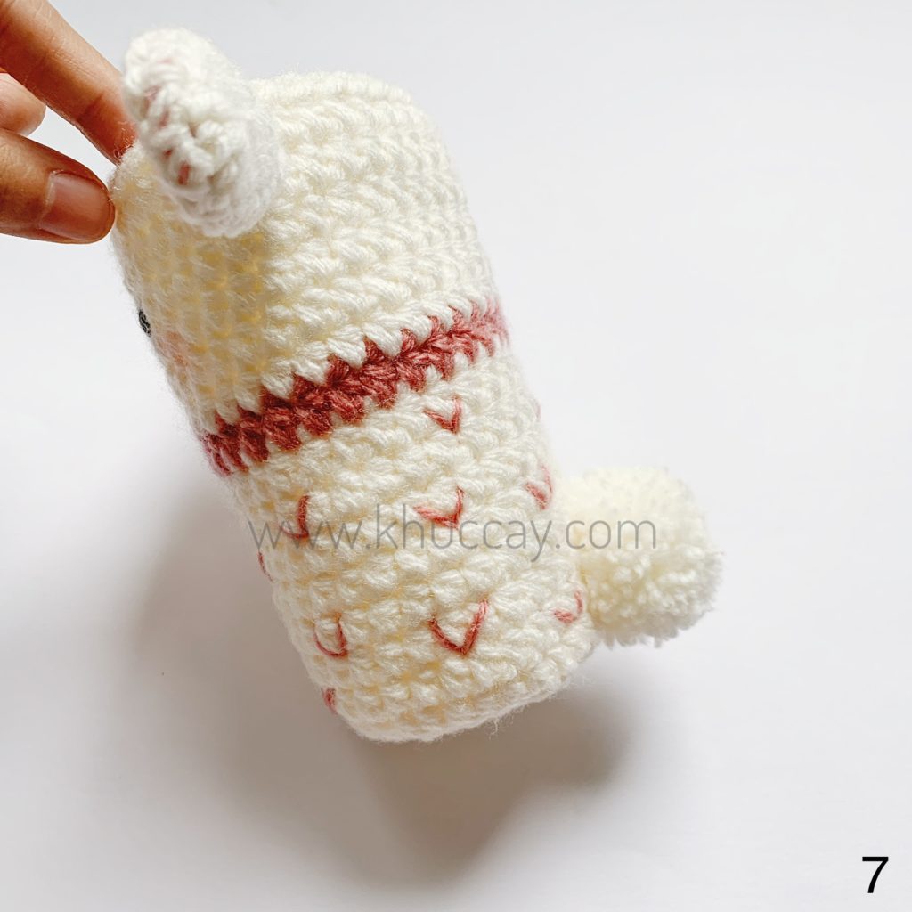 Lovely crochet water bottle holder - Khuc Cay