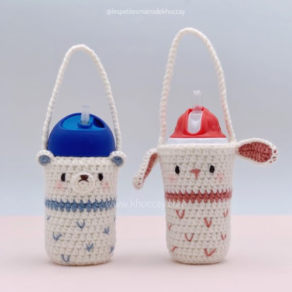 Crochet Water Bottle Caddy 
