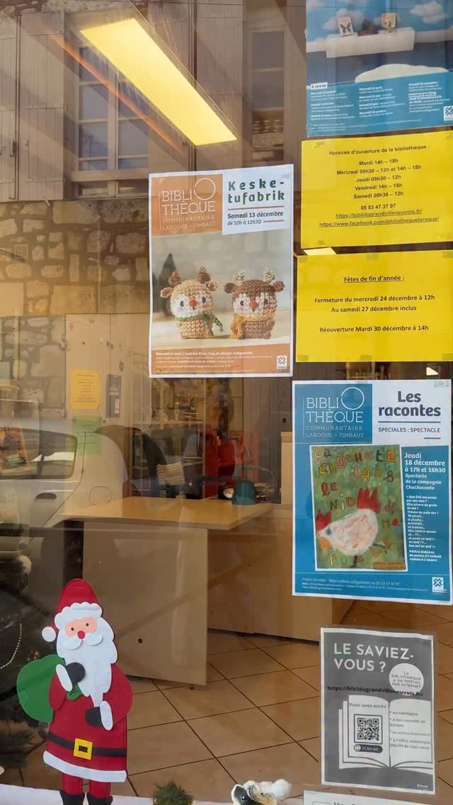 Un week-end chaleureux à la bibliothèque de la Laroque-Timbaut 💛
Merci pour votre accueil et votre venue avec beaucoup d’enthousiasme et d’encouragements. Je vous souhaite une très belle fin d’année remplie de belles créations.
À bientôt 😊
-
#khuccay #lespetitesmainsdekhuccay #crochet #workshop #atelier #crocheting #yarn #amigurumi #kawaii #noel #christmas