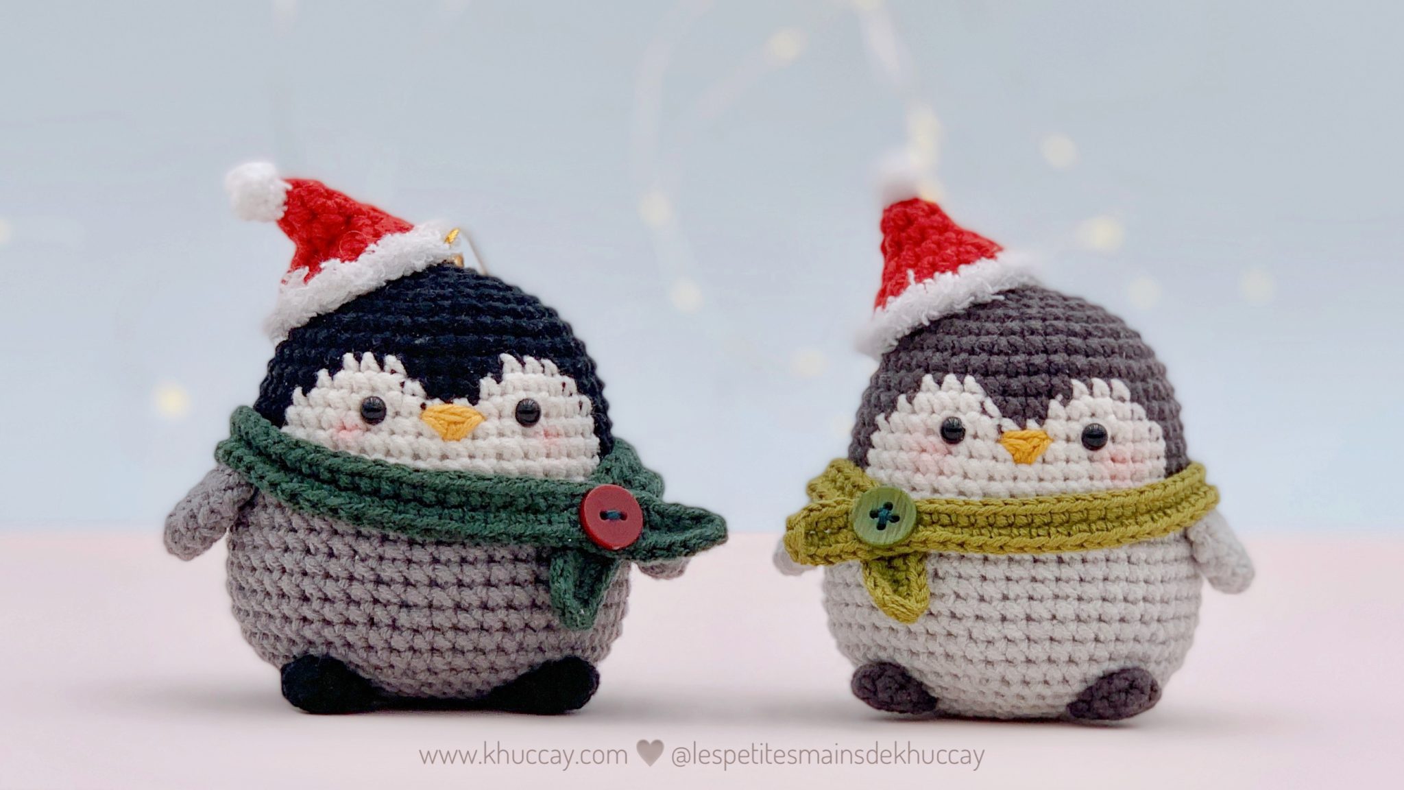 Free pattern] Pew the baby penguin - Khuc Cay