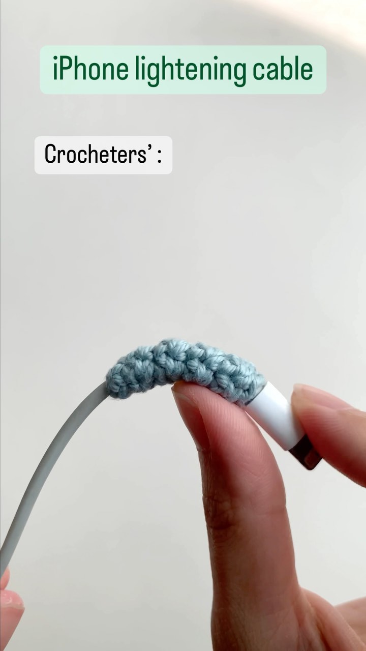 Tell me you’re a crocheter without telling me ~
Me *showing my charger cable* 💁🏻‍♀️  -
#crochetersofinstagram #khuccay #iphonography #crochetpatterns #crochetofig #crochetcrew #amigurumi #amigurumilove #amigurumidoll #lespetitesmainsdekhuccay #amigurumiaddict #tutorielcrochet #crochet #crochetbraid #yarnlove #yarnaddict #crochetpattern #crochetlove #ganchillo #hækeln #crochetaddict #doudou #pattern #crochettoy #häkeln #yarnaddict  #手編み