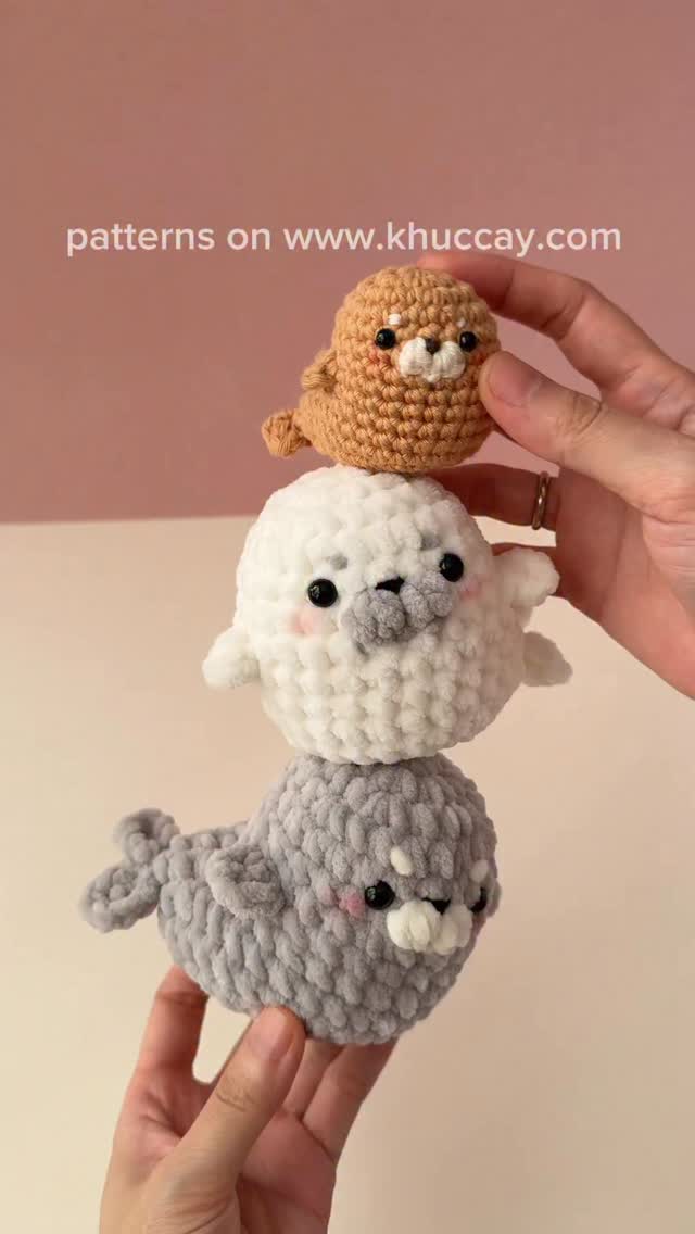 Baby water animals ✨ summer feels fresher with these cuties 😊
-
#khuccay #lespetitesmainsdekhuccay #crochet #amigurumi #yarn