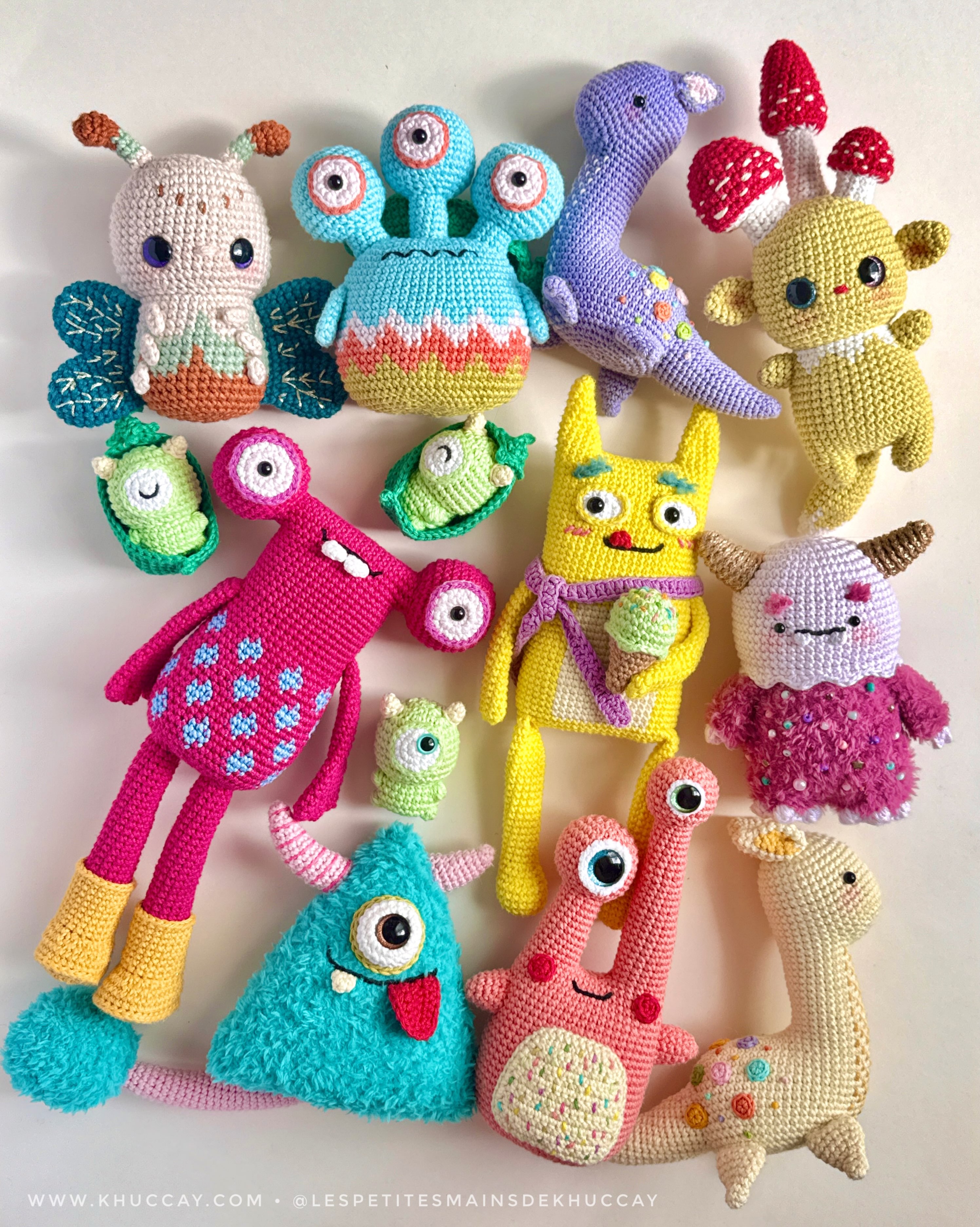 On va bientôt retrouver ces petits monstres dans un nouveau projet 😍
Avez-vous crocheté un(s) de ces modèles ?
-
#lesadorablesmonstresdekhuccay