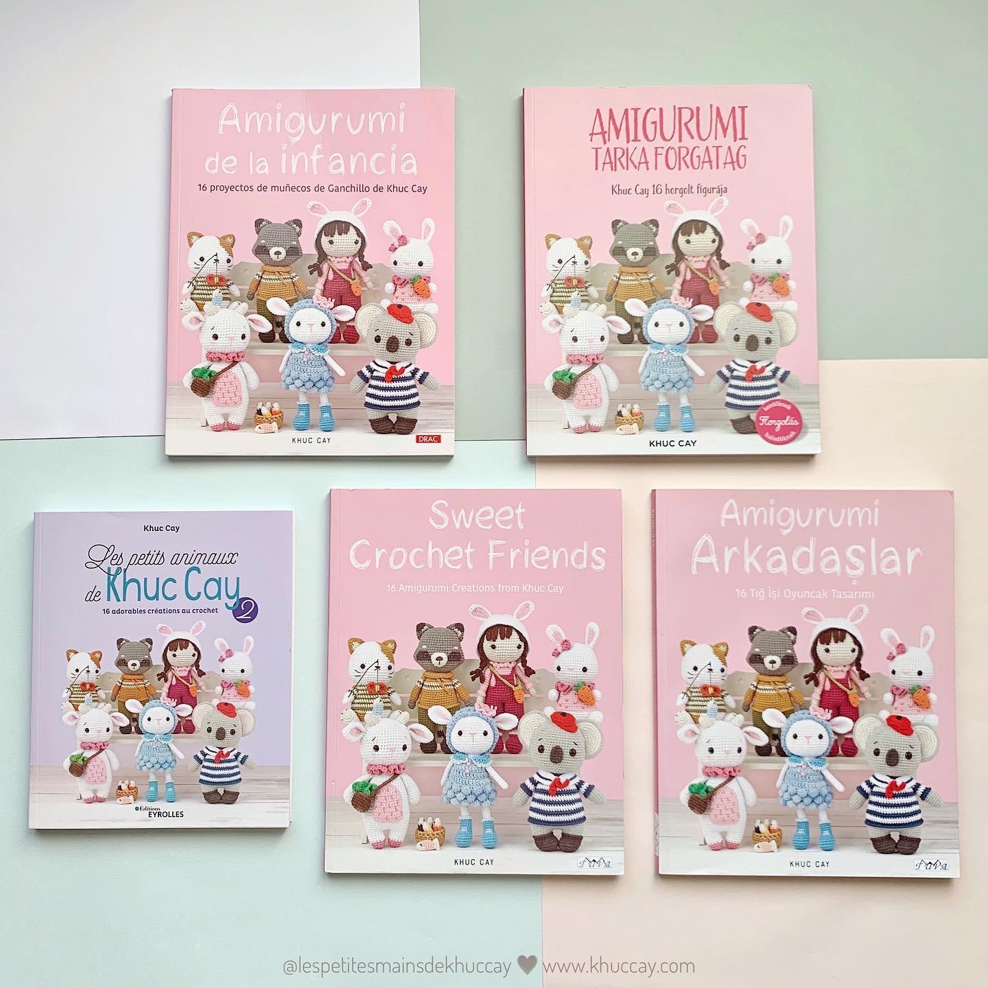 Sweet crochet friends - my first book 💕  Comment here to let me know which version you have and how many toys you made from it 😘