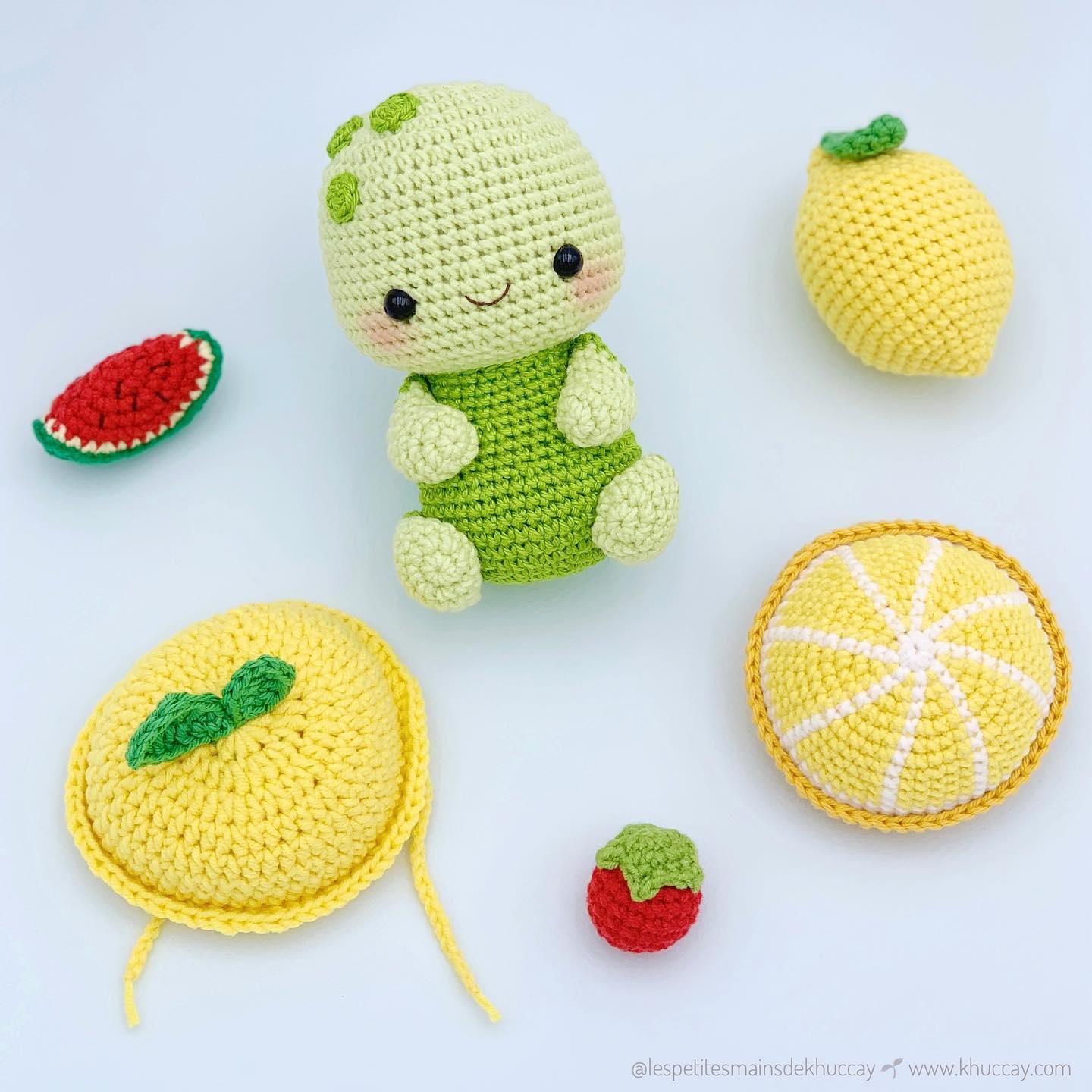Summer vibes 🍋
I’d love to make the carapace of Théo turtle in all type of fruits 😋