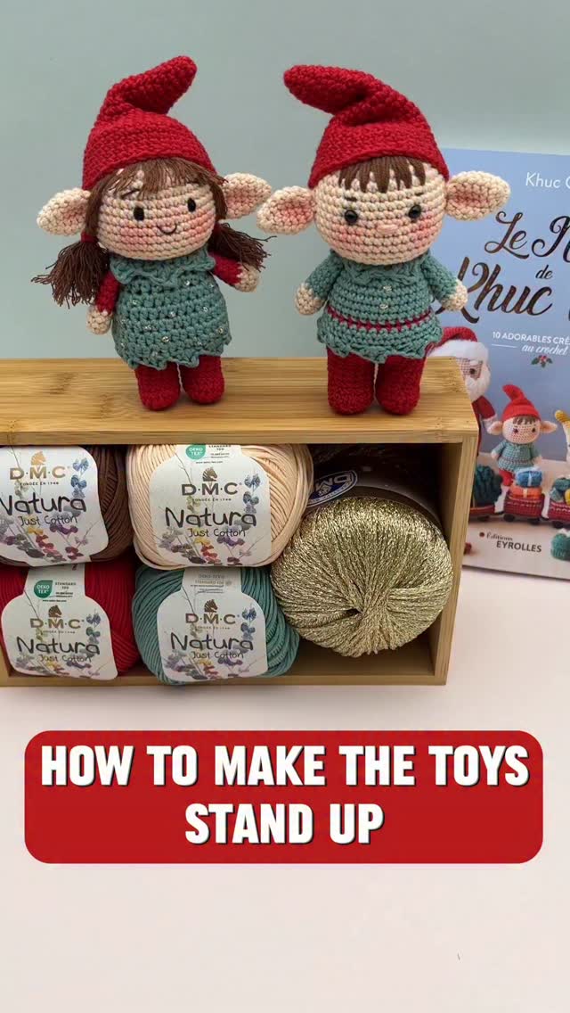 This is how I do it. And you?
-
#khuccay #lespetitesmainsdekhuccay #lenoeldekhuccay #crochet #amigurumi #crocheting #xmas #christmas