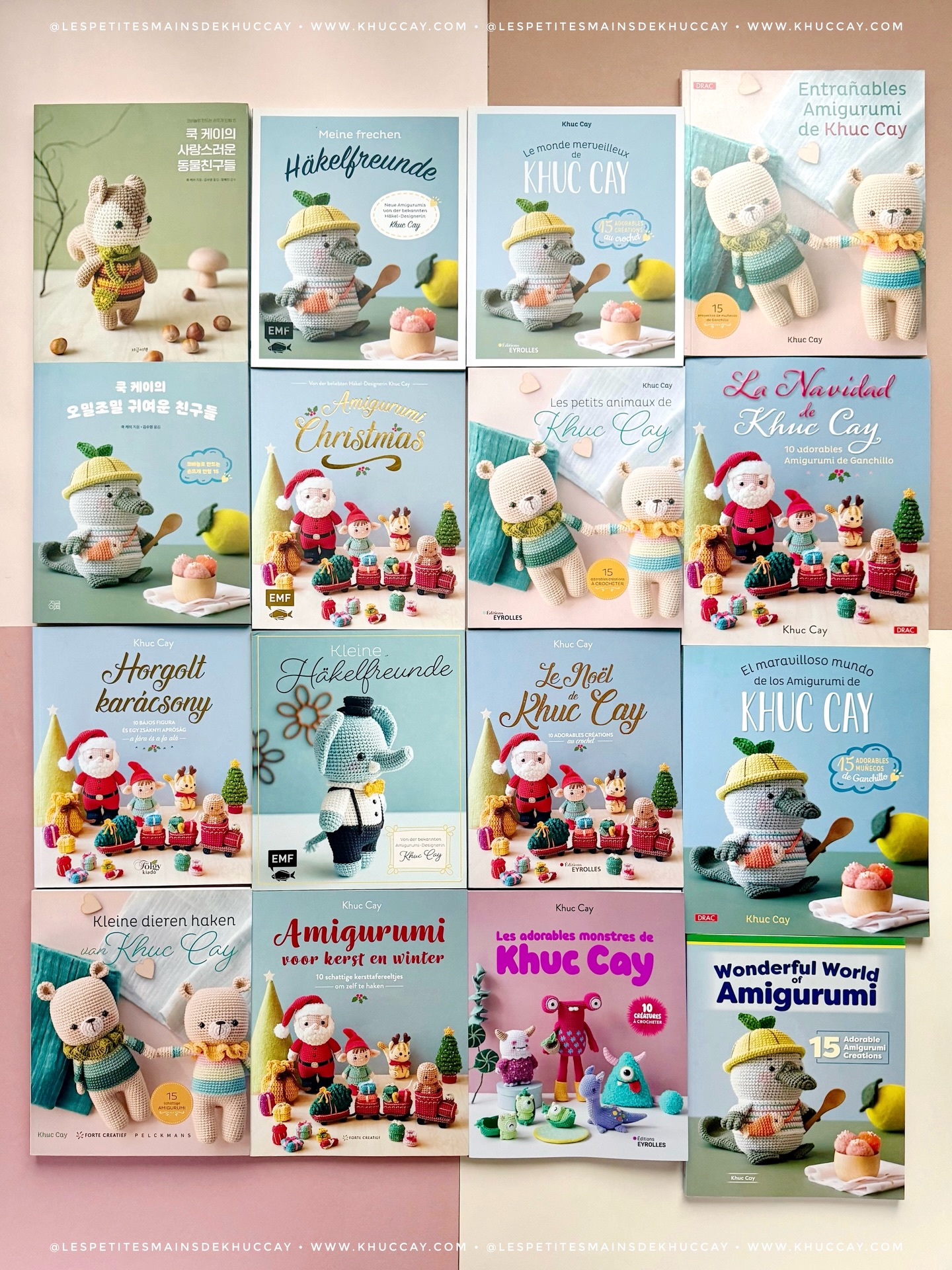 I want to share this photo with you, my crochet books published in different languages. These are books where I not only receive royalties when you purchase them, but where I was also given full creative freedom and treated with respect as an author. I always believe in working with professional and ethical publishers, and I’m deeply grateful for those collaborations. These books are not just books, not just crochet toys. They are a part of me, created with love and dedication to this art.
Thank you for being here. Your support means more to me than you can imagine 💛
-
-
If you’ve followed my previous post about the transparency around my first book “Sweet Crochet Friends”, you may have noticed that it has disappeared from Instagram. I didn’t delete it. The post was removed after a copyright infringement report made by the publisher Tuva.
8 years ago, when I signed the contract for my very first book (in the happiness of a dream coming true) I could never have imagined that one day I wouldn’t even be allowed to post a photo of my own book, with my own crochet creations, on my own Instagram page. Instead of replying my mails or reaching out to me as the author to clarify things, the publisher chose to stay silent and reported my work as their copyright.
For a few moments, it made me feel like my Instagram account was no longer a safe space to share my art, my experience, my story with this community. But then I realized something important: I am not alone. I received so much encouragement and kindness from you - my crochet friends, and also from other publishers and professionals, some of whom I have never even met. Your support has given me so much strength to walk these difficult steps. As always, I promise to remain transparent and honest with you, including about this situation. 
I have sent all the necessary documents to Instagram to prove that the reported photo belongs to me - my crochet toys, my book, my photo taken by me in an old day of 2019, hope they will review them carefully and restore my post. 
For the moment, I am still waiting for a clear statement from the publisher Tuva regarding my book “Sweet Crochet Friends”.