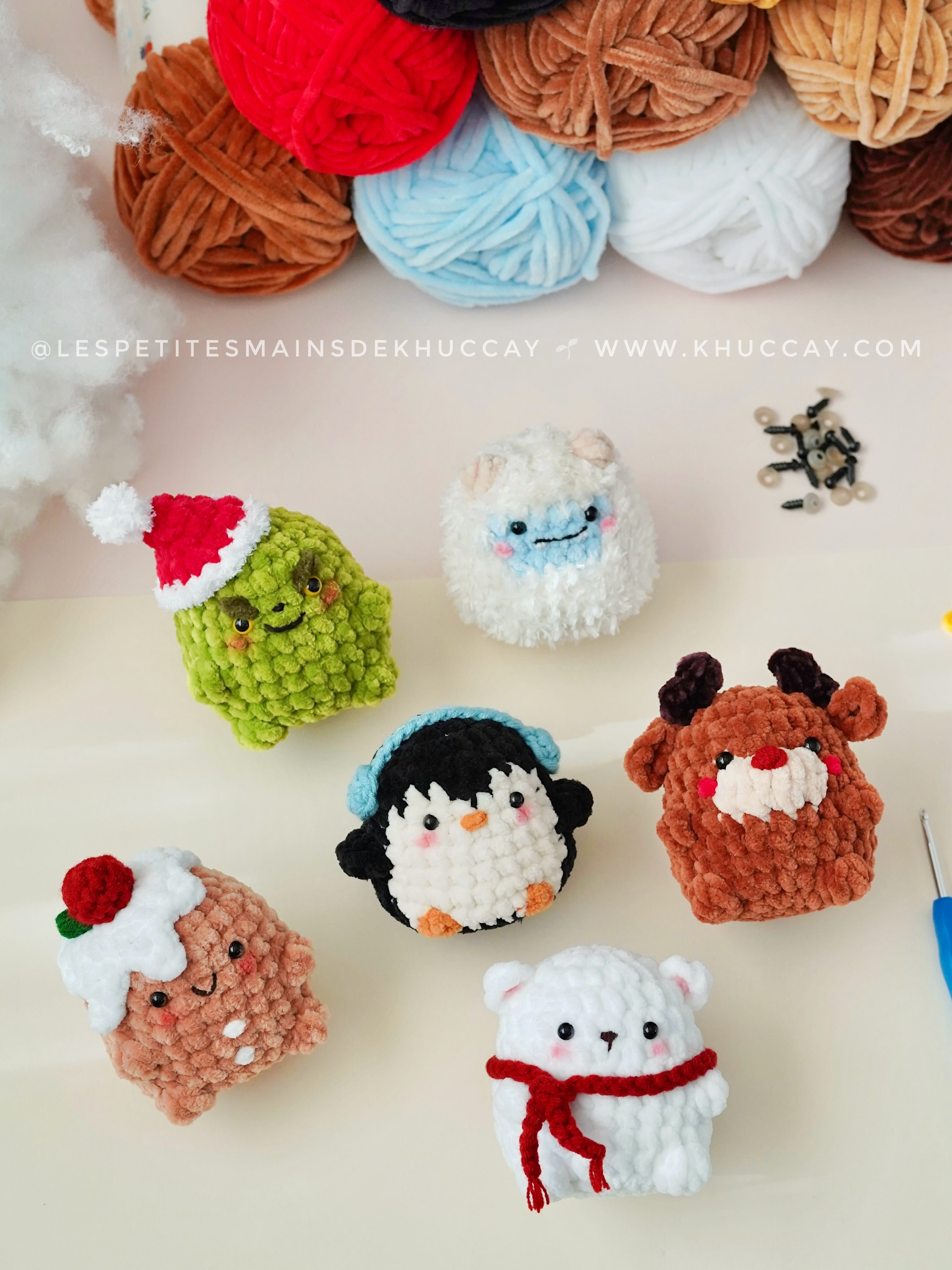 It’s time to start some Christmas projects 😚
-
Patterns are available in English (US Crochet terms) & French ✨